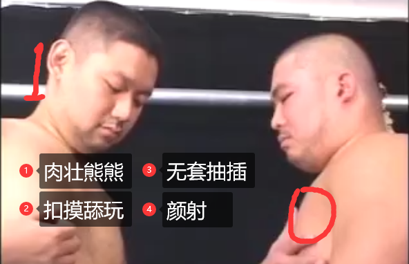 （熊）肉壯熊熊/扣摸舔玩/無套抽插/顏射