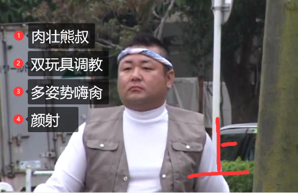 （熊）上集/肉壯熊叔/微劇情:好心幫撿東西結果被拉回去幹/雙玩具捅入/顏射
